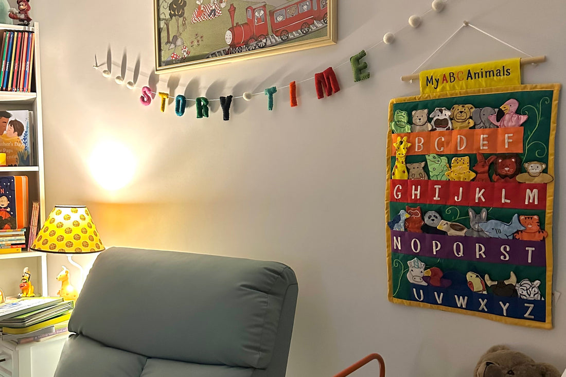 Colorful Baby Reading Corner